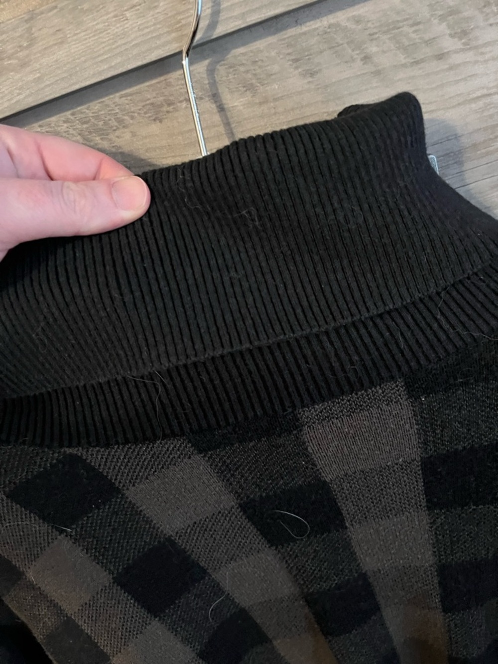 LOFT Black Ribbed Sweater - Outlet - Picture 5 of 6